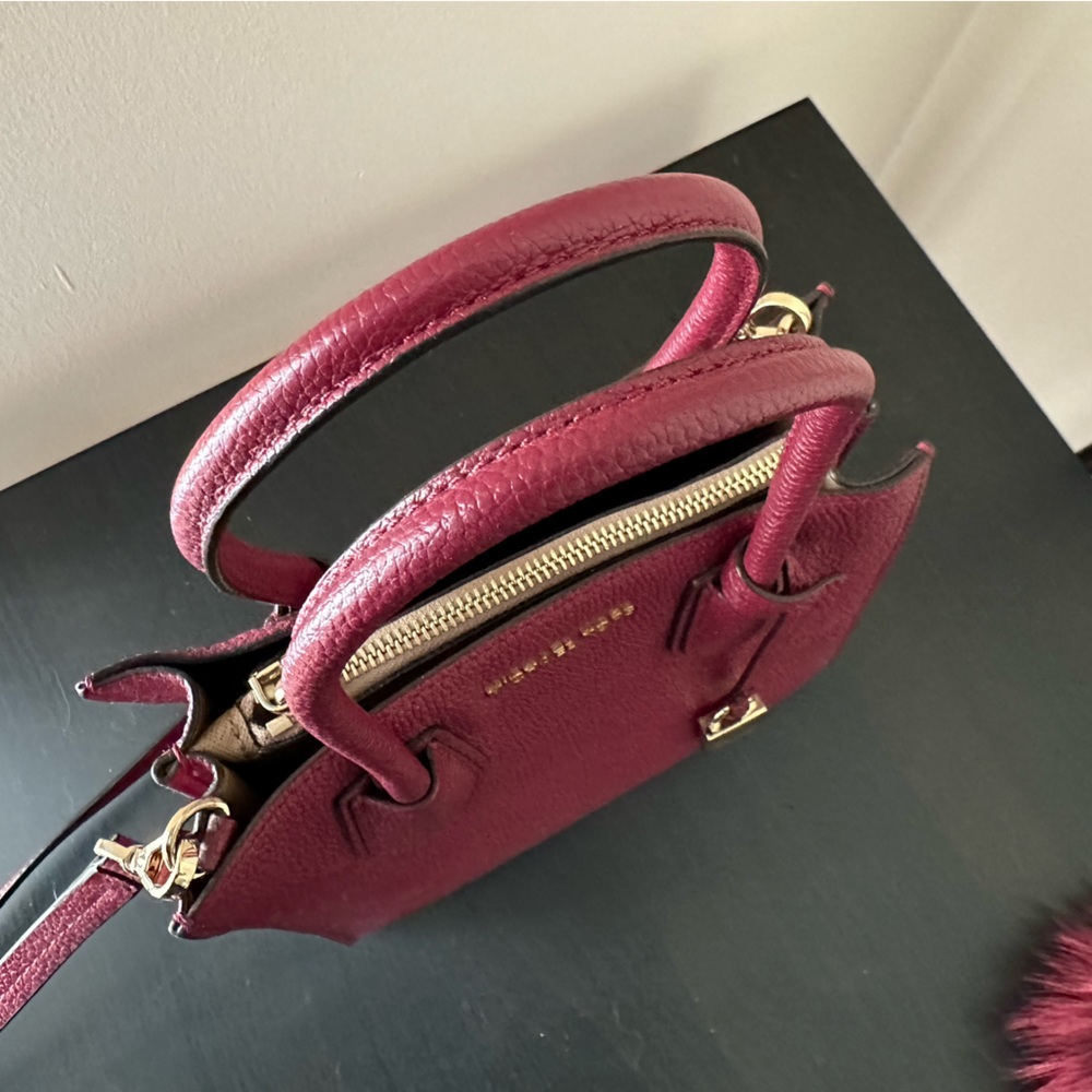Michael Kors Pebbled Leather Medium Mercer - Picture 7 of 12